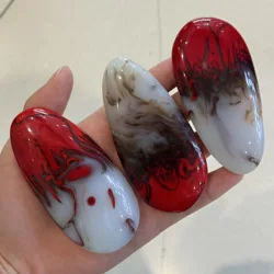 Natural Agate Free Shape Massage Palm Stone Gemstone Craft Home Decor