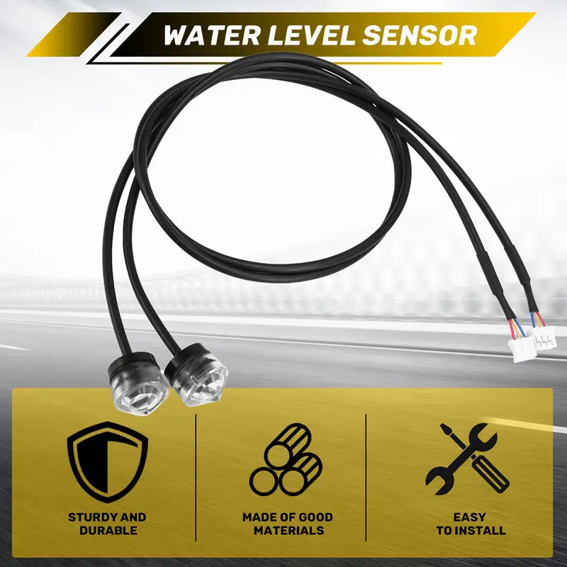 2PCS FS-IR22 Water Level Detection Sensor Photoelectric Liquid Level Sensor Wired Micro Measurement Indicator