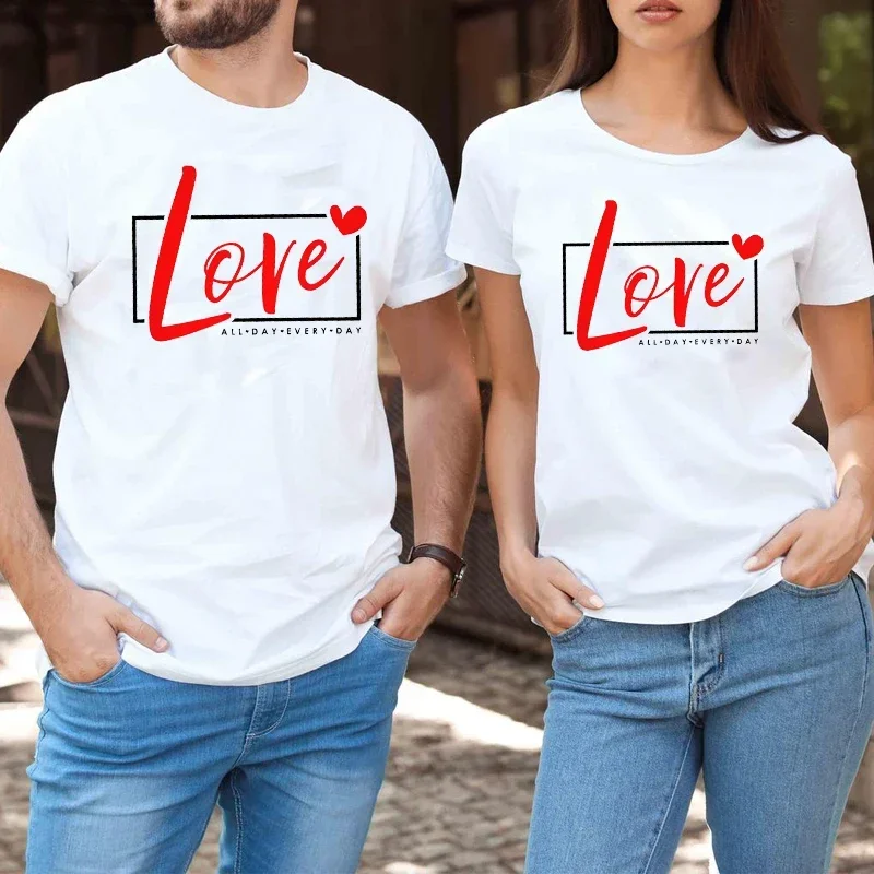 Valentines Day Shirt  Love Tops Aesthetic Clothes Valentine T Shirt Women Vintage Gift for Her Aesthetic Tees m