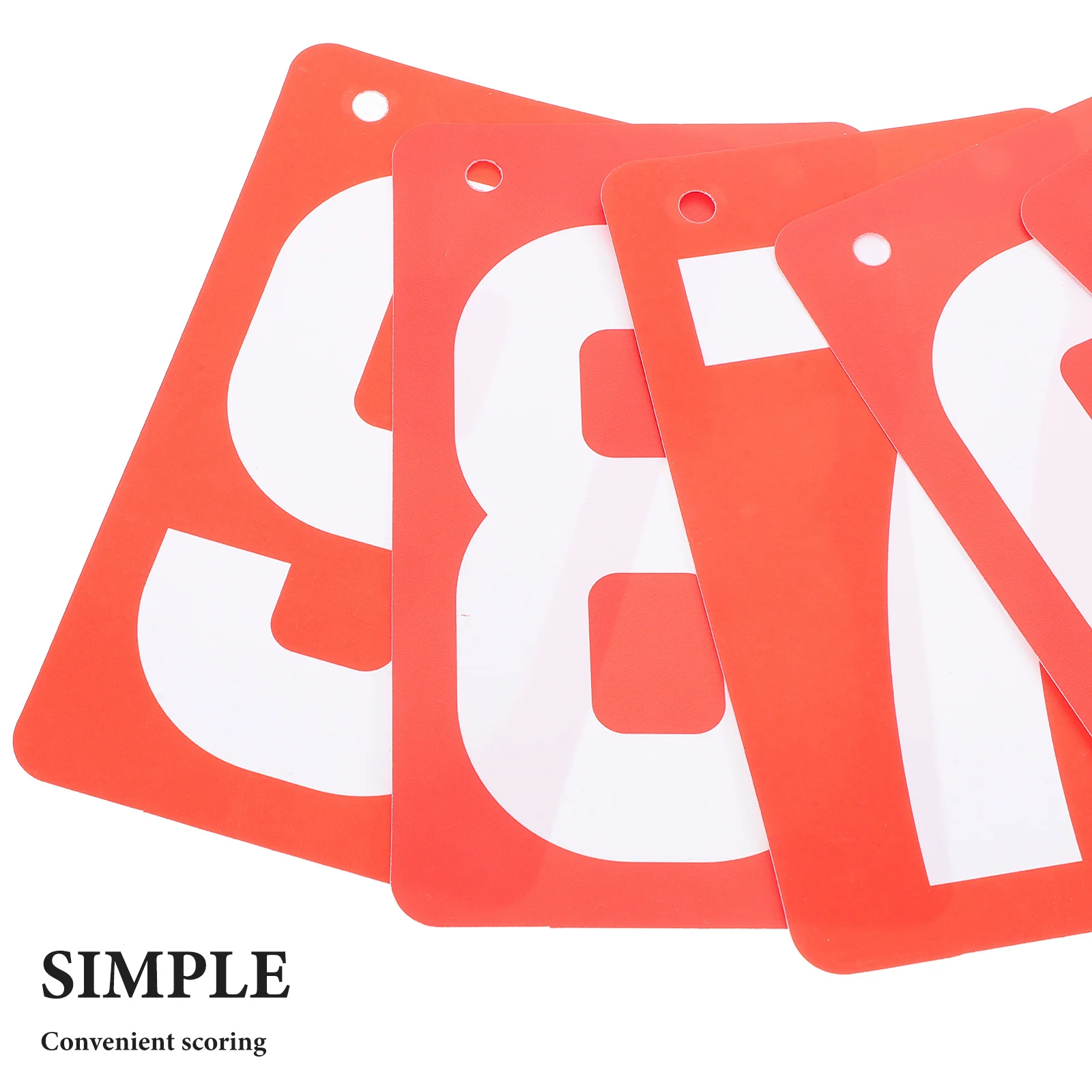 Marcador portátil de tarjetas numéricas para billar, tenis, Pickleball, partido, 10 Uds.