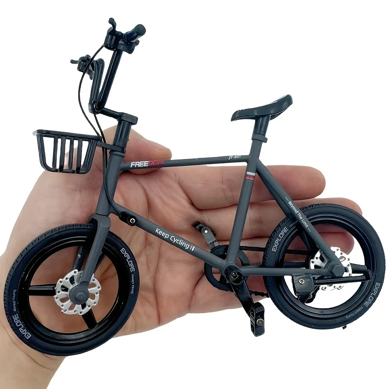 1:8 Scale Die-Cast Alloy Mini Mountain Bike Bicycle Model Toy Desktop Decoration Crafts for Cycling Lovers Bike Racers Athletes