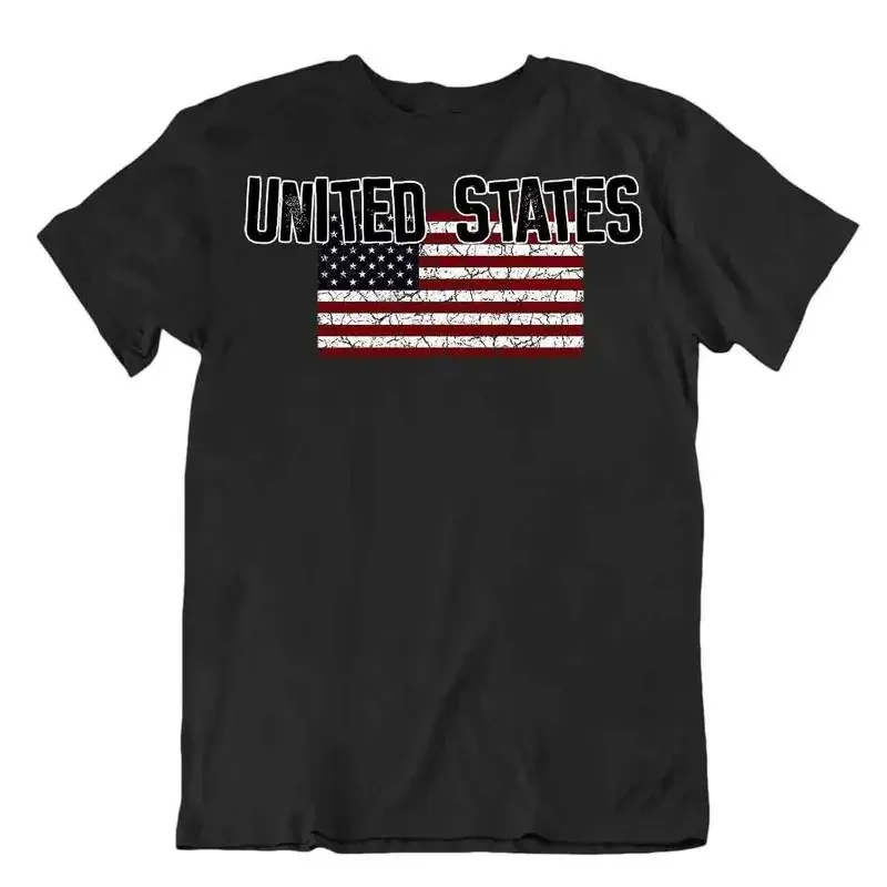Flag T Shirt United States Fashion Country Souvenir Gift Tee Pride logo