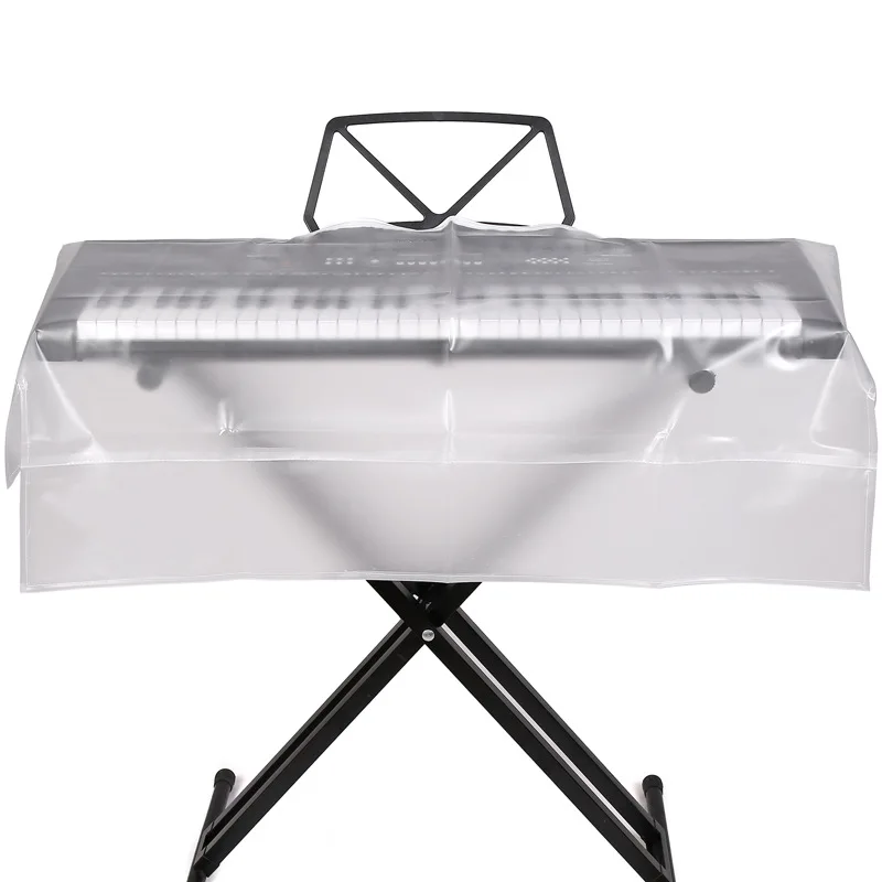 61/88 Transparent Keys Piano Keyboard Covers Piano Keyboards Stretchable Dust Proof Folding Waterproof Covers dropshipping hot！