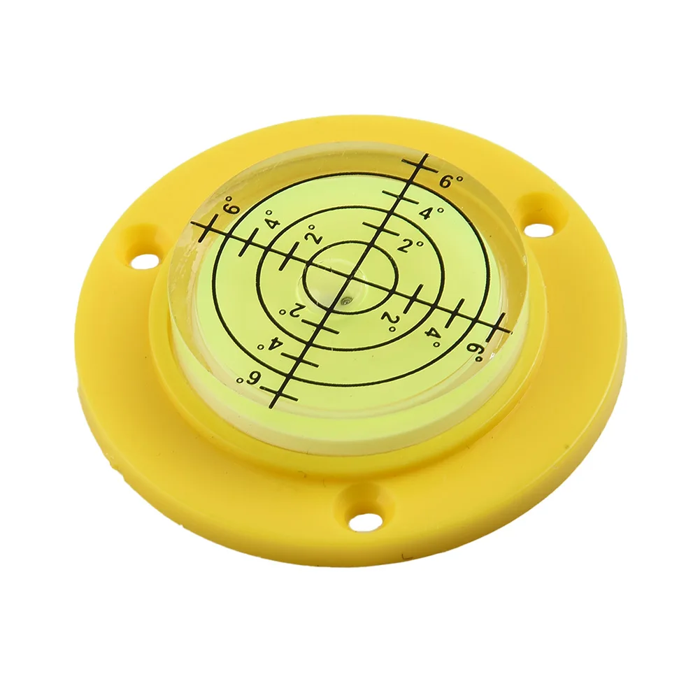 Round Bubble Level for spirit for bullseye Round 49mm X 9mm for acrylic Boat for caravan Bubble Horizontal Level Practical