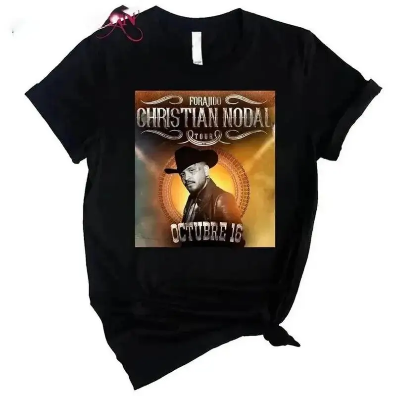 Camiseta Christian Nodal Tour 2025 para amigo, todas las tallas S 4XL