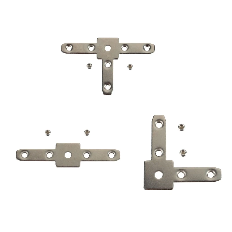 2 Way/3 Way/90 Linear Rails Connection Angle Tees Nut Bracket for V-Slot/C-Beam Linear Rail Connection 3D Printer DropShipping