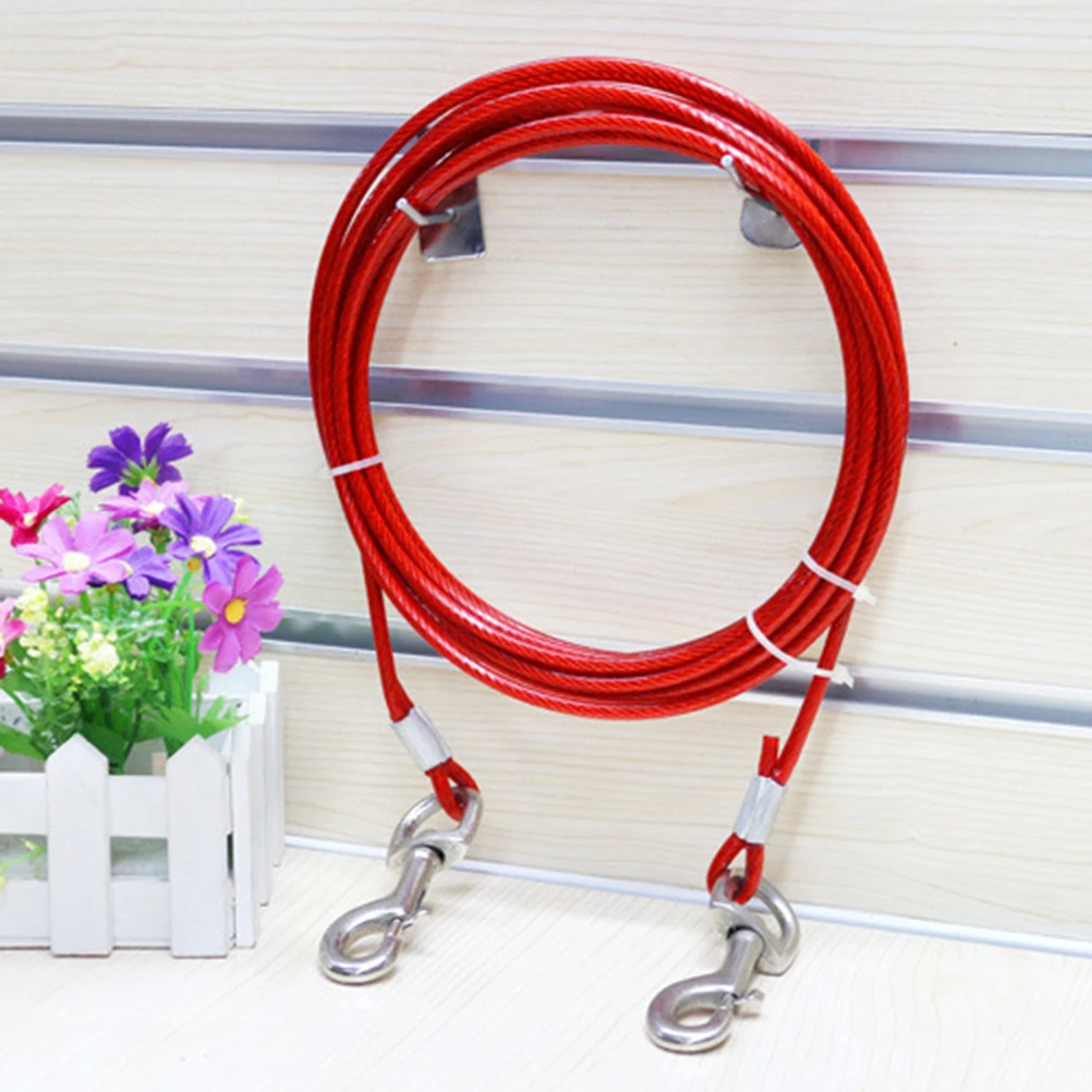 

Extended Chain Dog Leash Durable Pet Pulling Rope Ergonomic Handle Puppy Hauling Cable Strong Material Long Lasting Pet Supplies