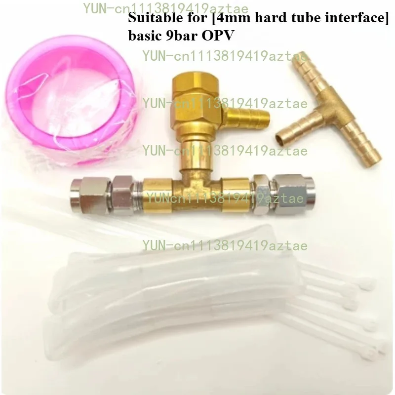 Coffee Machine Modification Set, Adjustable Pressure Relief Regulator Valve with G1/8 Thread Port