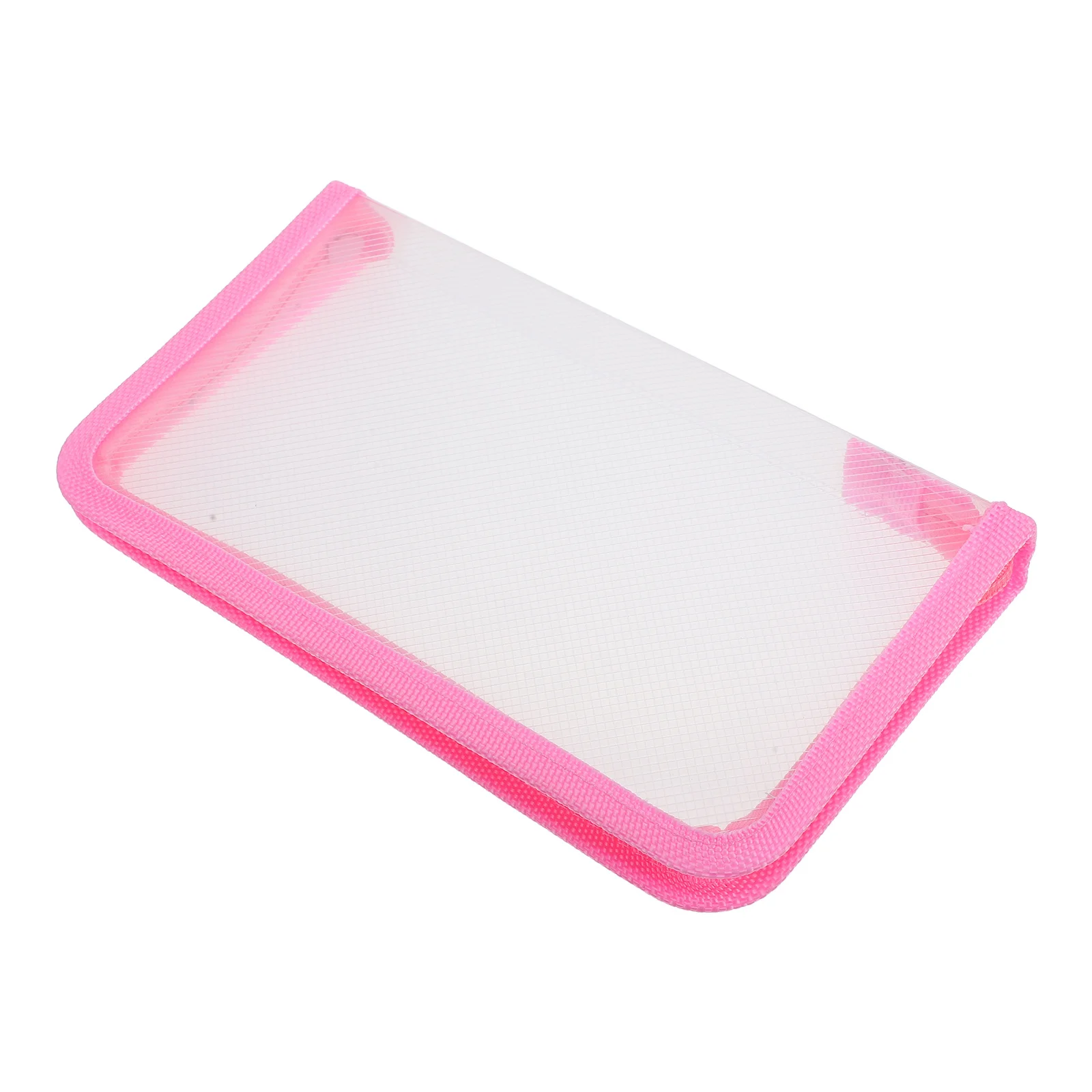 

Clear Transparent Zipper Pencil Case Aesthetic Stationery Organizer for School Office Pen Holder Plastic Pouch