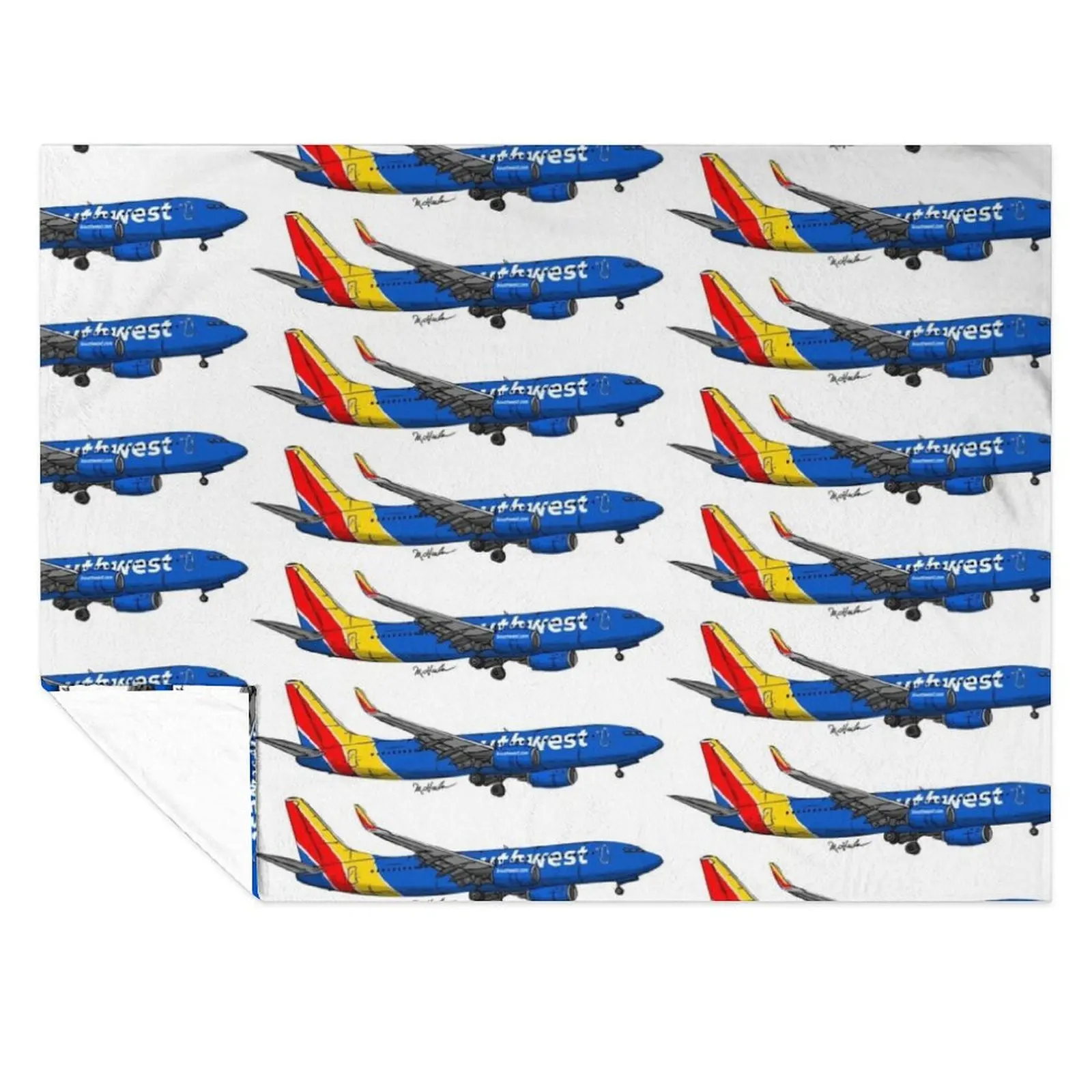 

Being 737 Southwest Throw Blanket Beautifuls Single Shaggy Blankets