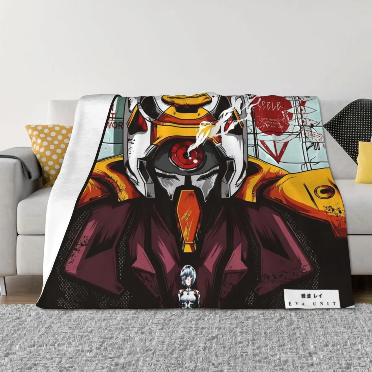 

Eva unit 00 Throw Blanket Thins Bed Beautifuls Sofa Blankets