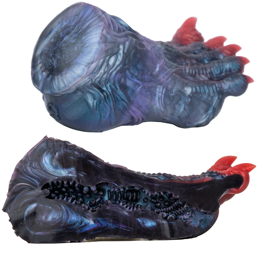 GEEBA Monster Foot Male Masturbator Cup Realistic Vagina Scale Beast Men's Stroker Sex Toys for Men Pocket Pussy Adult Onahole