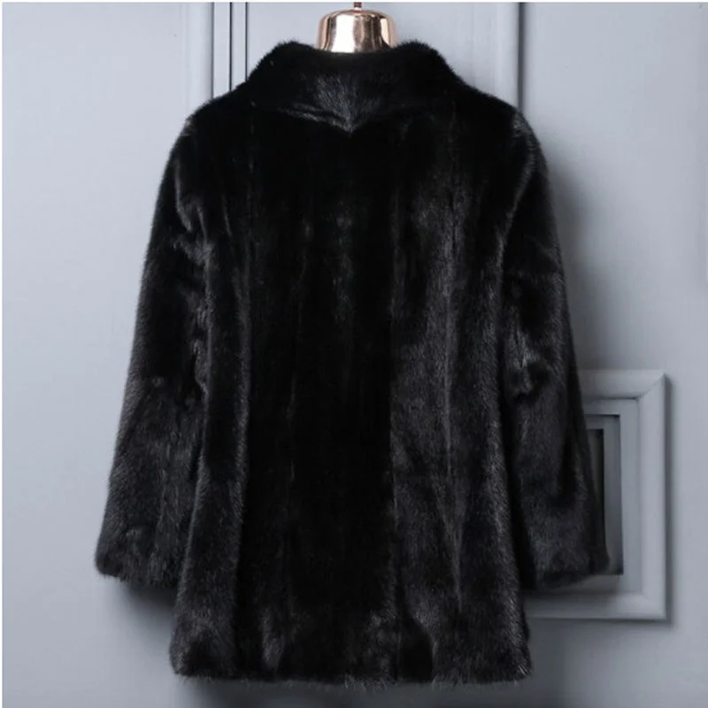 2025 Women Fashion Large Size 5XL Fur Outwear Autumn Winter Ladies Casual Plush Jacket Korean Female Stand Collar Faux Fur Coat