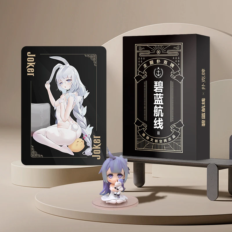 Anime Game Azur Lane Creative Poker Multi-purpose Playing Card Playing Card Werewolf Mahjong 3 Board Game Party Props