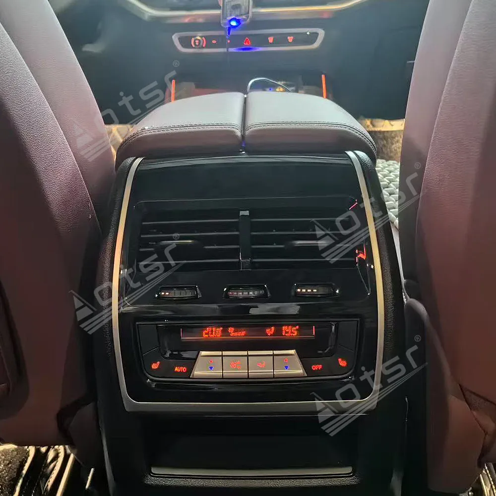 For BMW X5/X6/X7 2019-2024 Rear Air Conditioning Control Panel Dsiplay Smart module Car Accessories New Upgrade