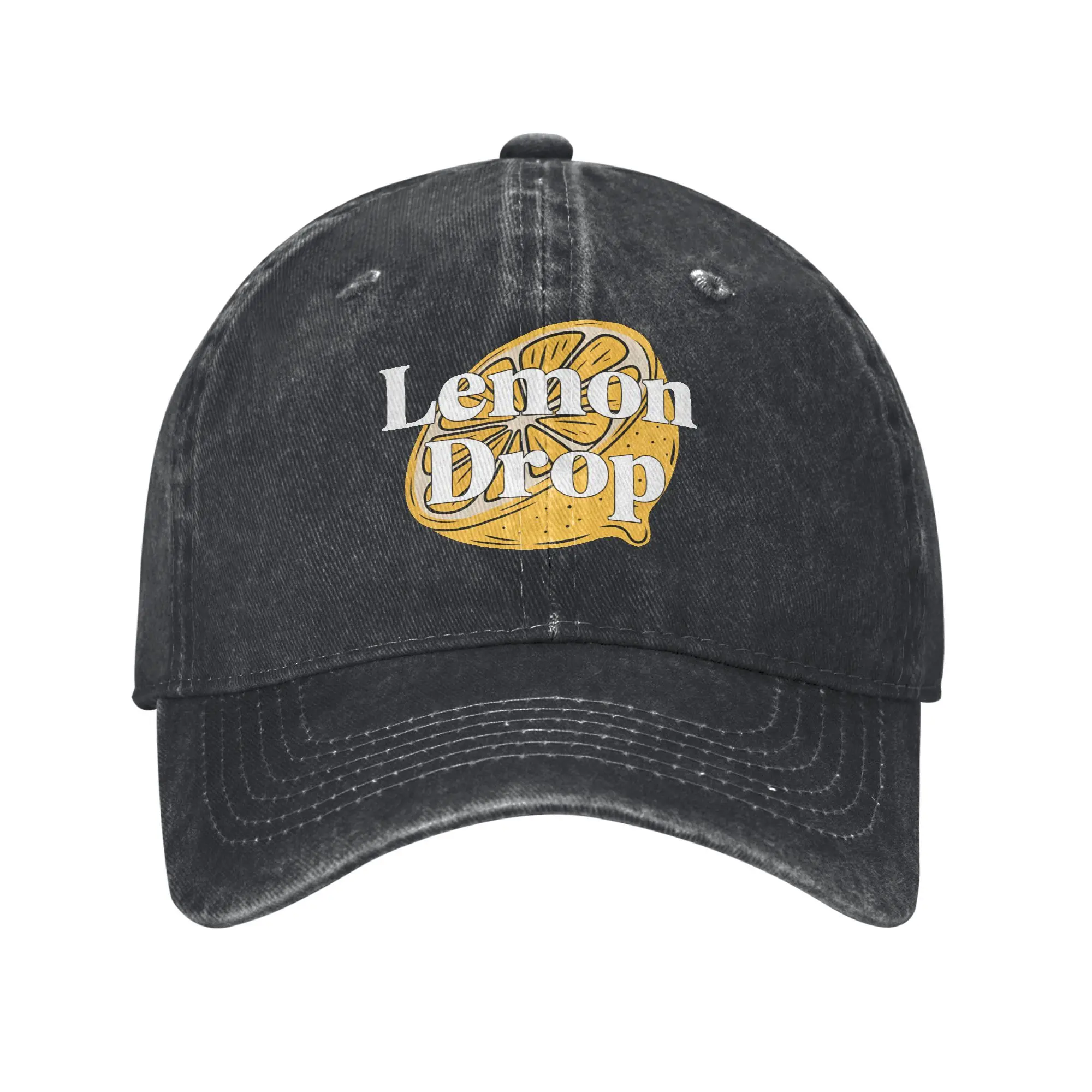 

Baseball Cap Lemon Drop Summer Casual Trucker Hat Couple Women Design Hunting Camping Sun-Proof Snapback Cap
