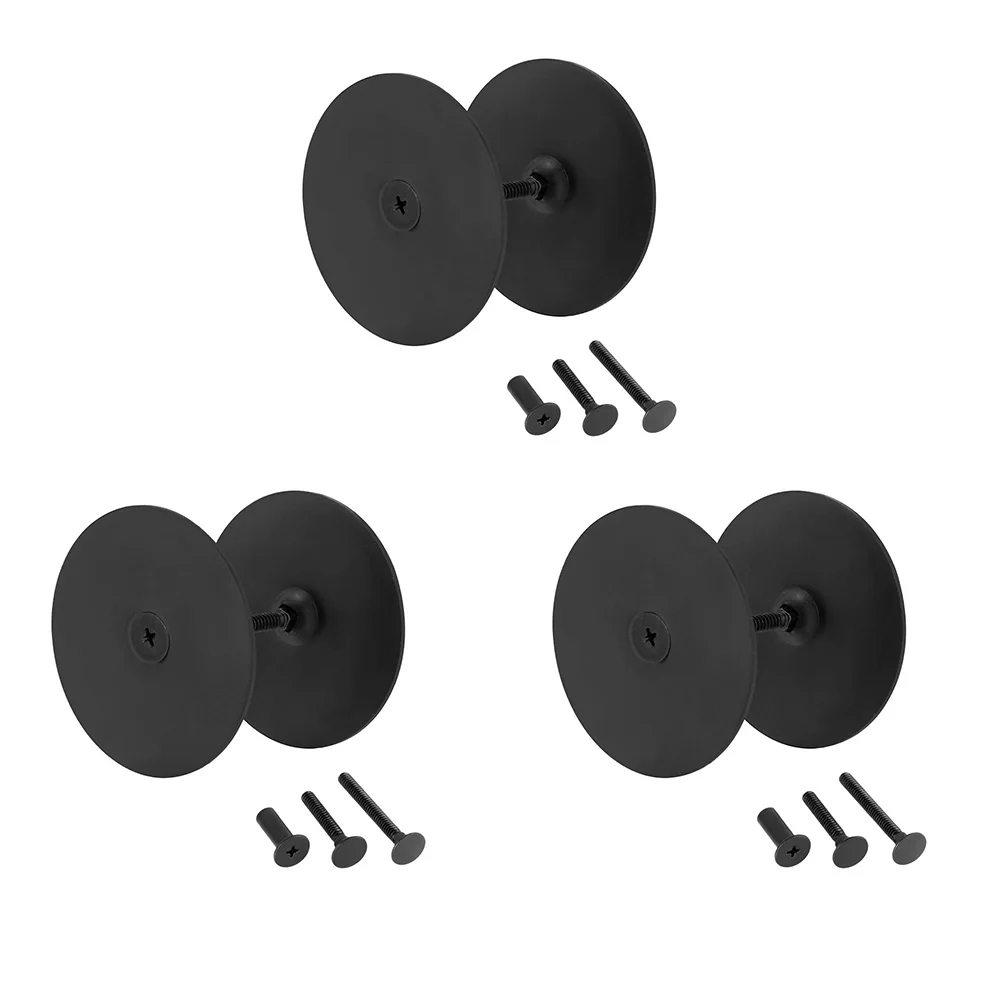 Door Hole Cover Plate for Wooden Composite and Insulated Metal Frames with Dual-Length Bolts and Heavy-Duty Backing Brackets