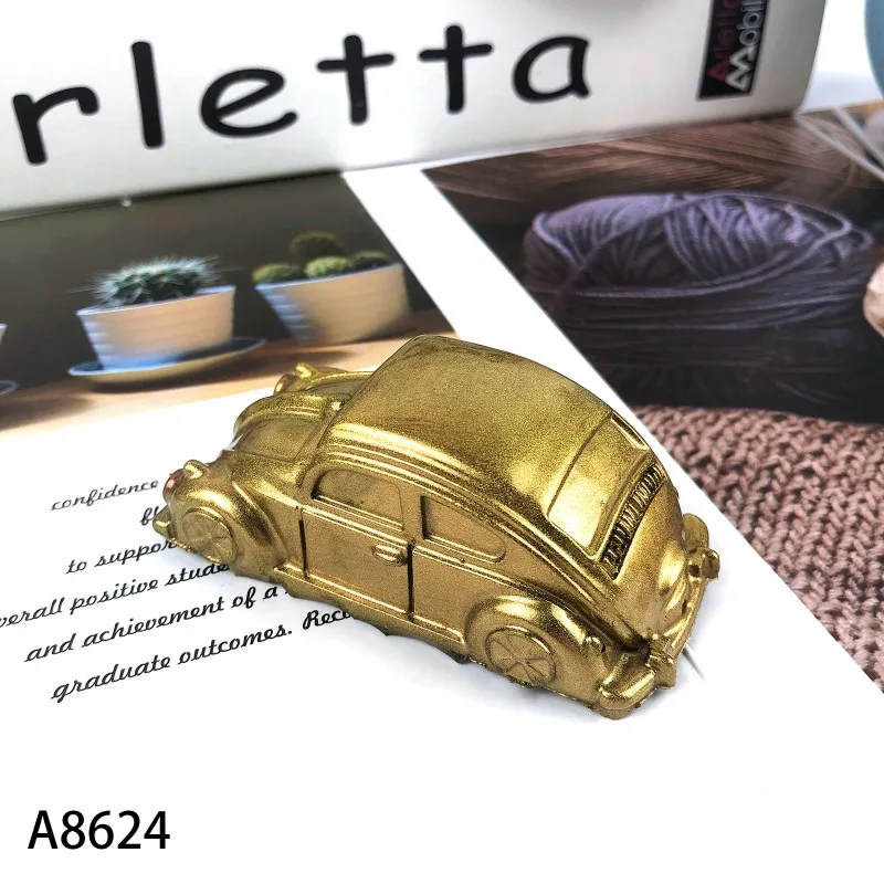 Mini Car Silicone Candle Mold 3D Classic Car Art Resin Plaster Crystal Cement Mold DIY Chocolate Cake Molds Home Decoration Gift