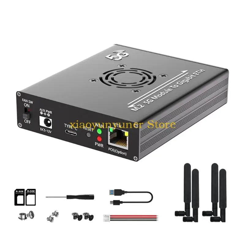 

P9JB Конвертер Ethernet M.2 в 2,5 ГГц для модуля 4G 5 ГГц LTE с поддержкой небольших карт