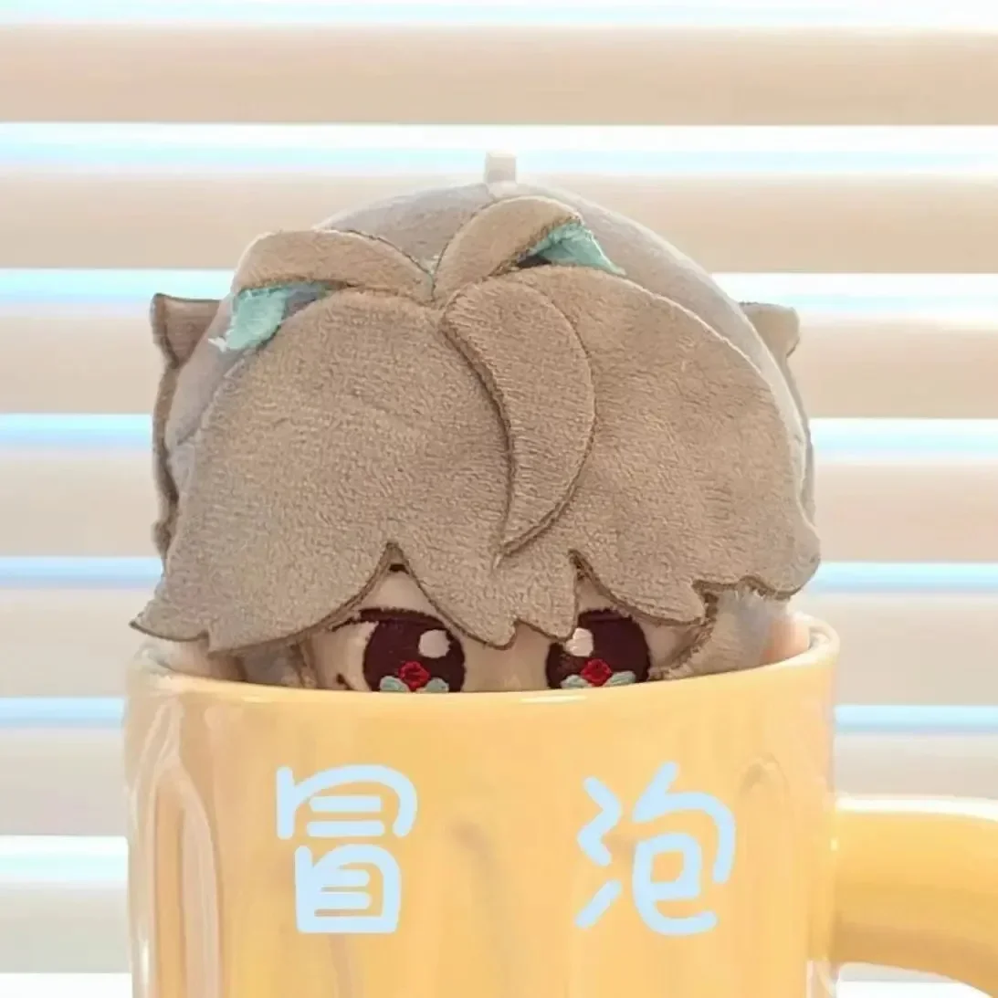Juego  Anime Genshin Impact Alhaitham Cosplay 10cm Mini cuerpo  estrella  mar muñeco  peluche colgante llavero juguetes