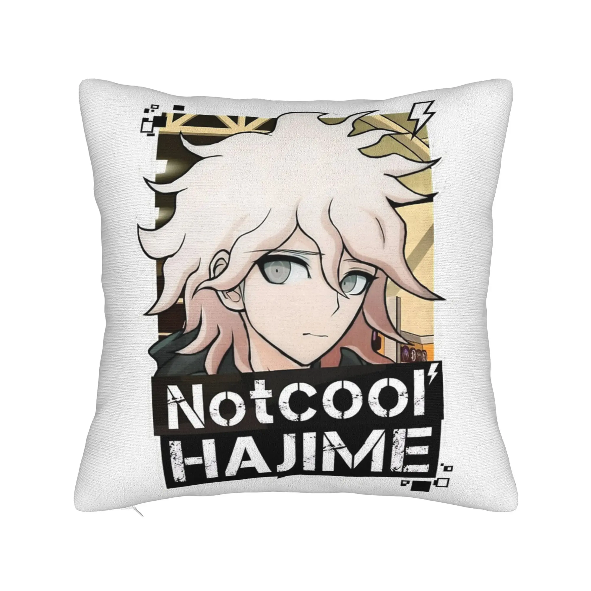 Nagito Komaeda Anime Pillowcase Printing Cushion Cover Decoration Throw Pillow Case Cover Home Square