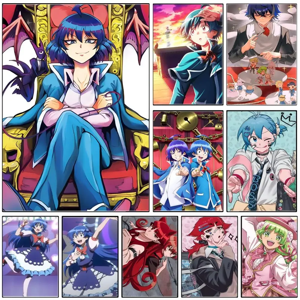 Anime I-Iruma K-kun Poster Self-adhesive Art Waterproof Paper Sticker Coffee House Bar Room Wall Decor