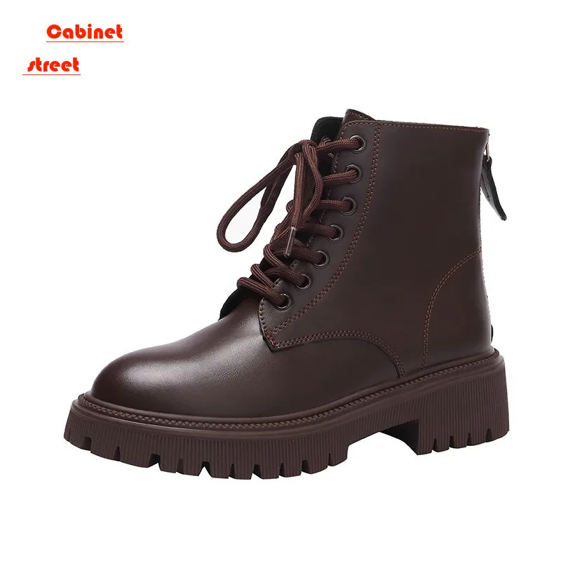 

Women Lacquer Leather Short Ankle Snow Boots Winter European American Fashion Anti Slip Durable Boots Banquet Travel CasualShoes