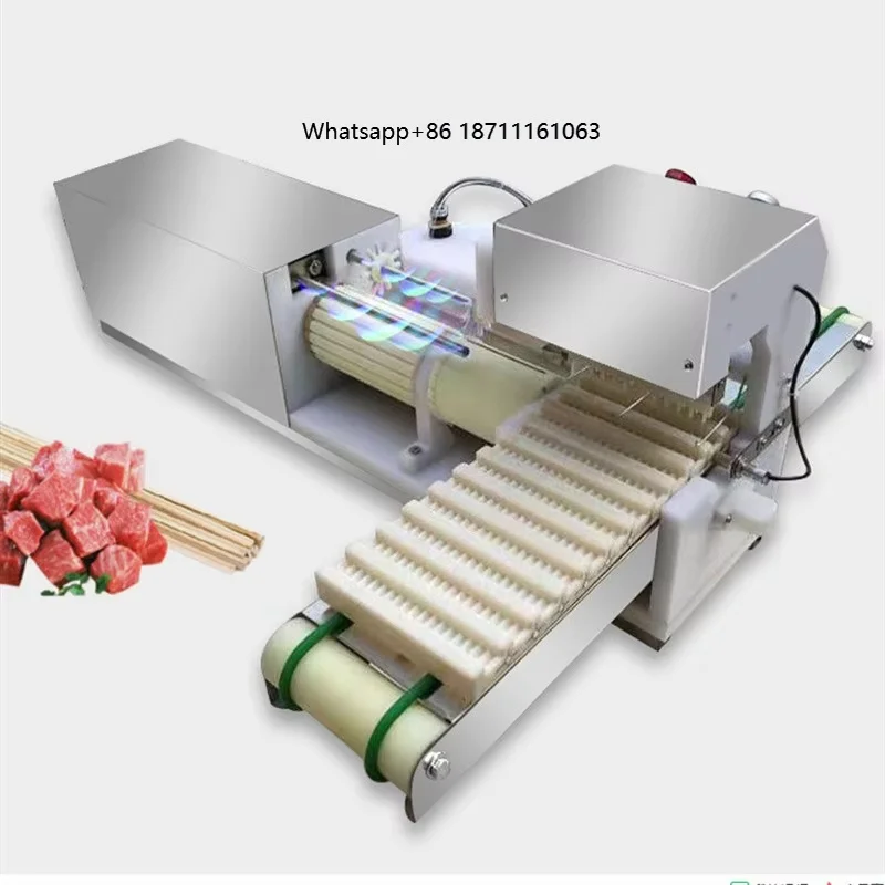 Convenient Skewer Squid Corn Pork Kebab Grill Maker Food Processing Machine