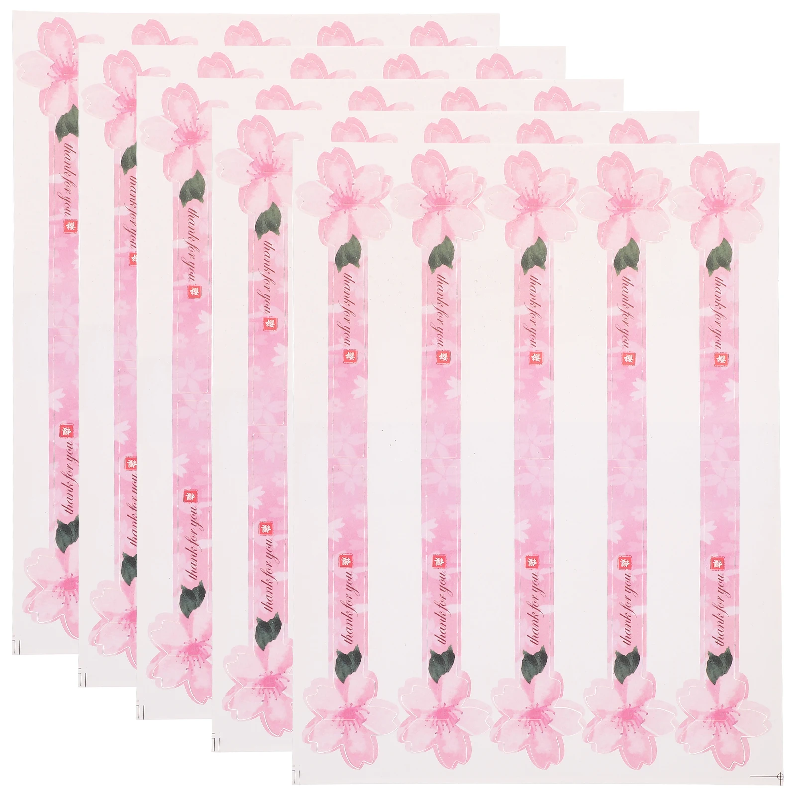 20 Sheets Gift Decorative Sealed Sticker Decoration Label Pvc Food Adhesive Stickers