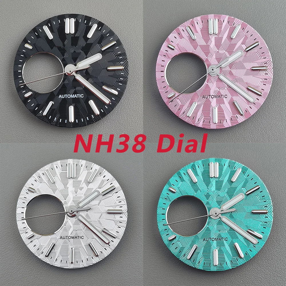 

28.5mm NH38 Dial S dial Green Luminous dial Suitable for NH38 movement watch accessories