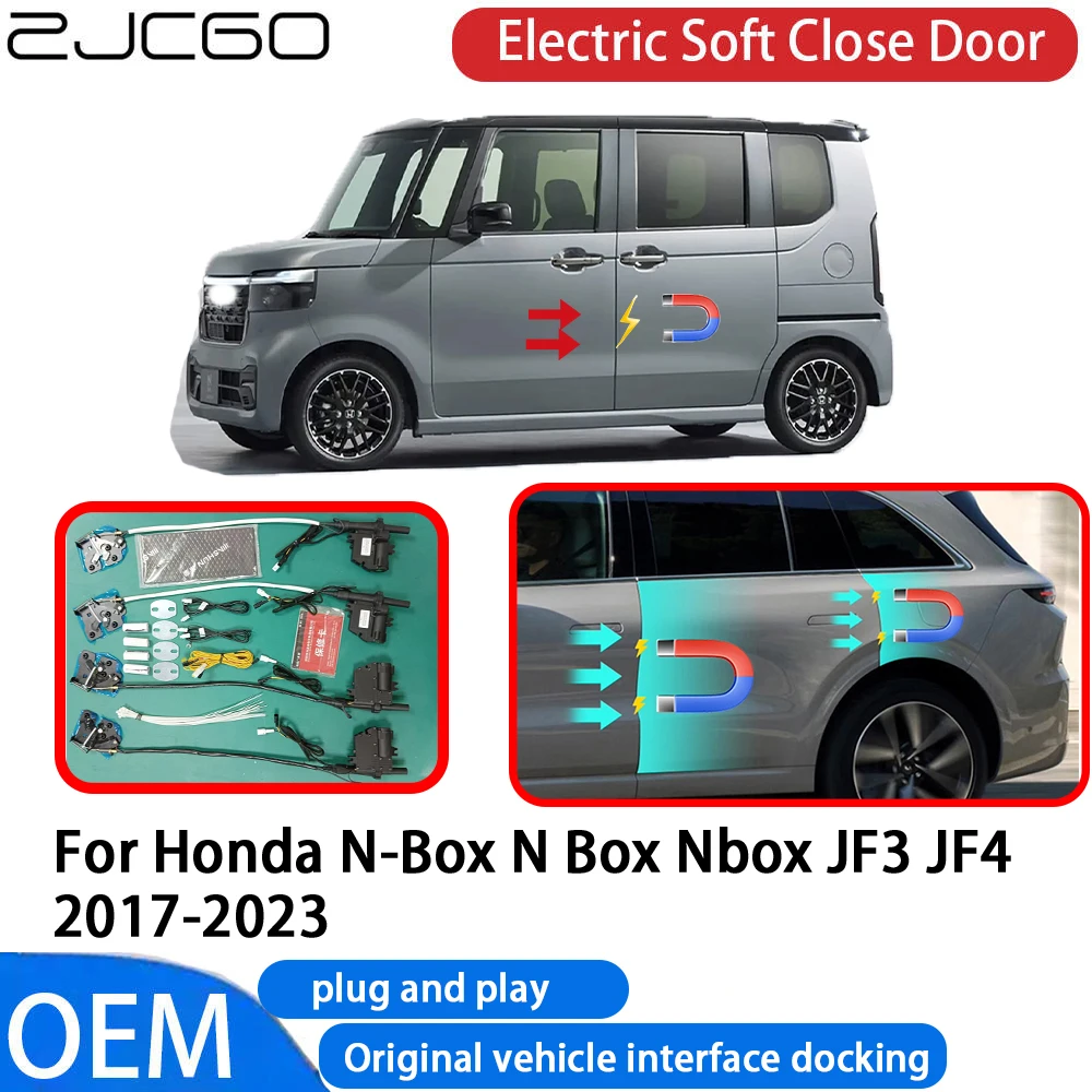 

for Honda N-Box N Box Nbox JF3 JF4 Car Automatic Electric Soft Close Door Closer System OEM Plug and Play Comfort Closing
