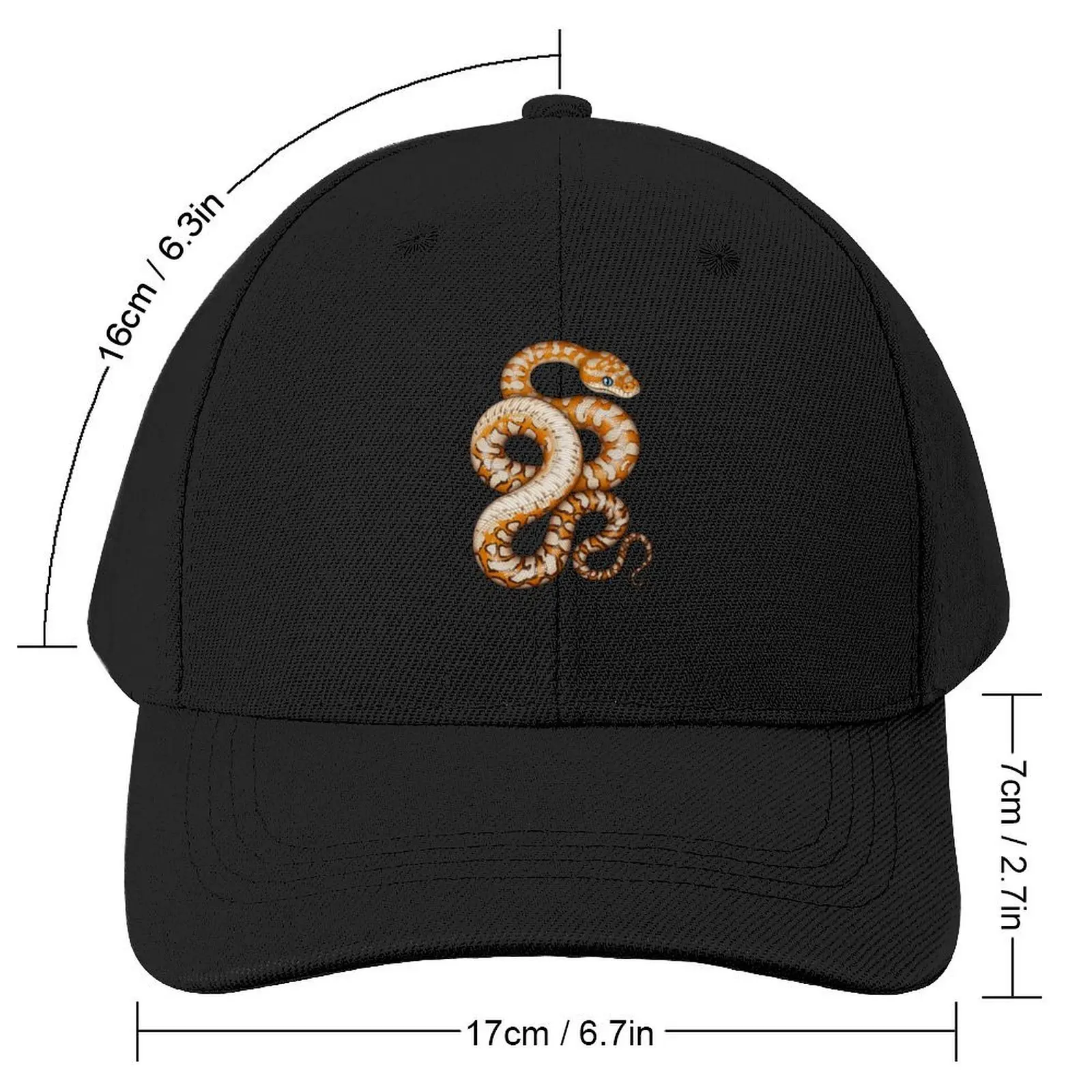 Centralian Carpet Python Baseball Cap Horse Hat Golf Hat Hip Hop Girl Men's