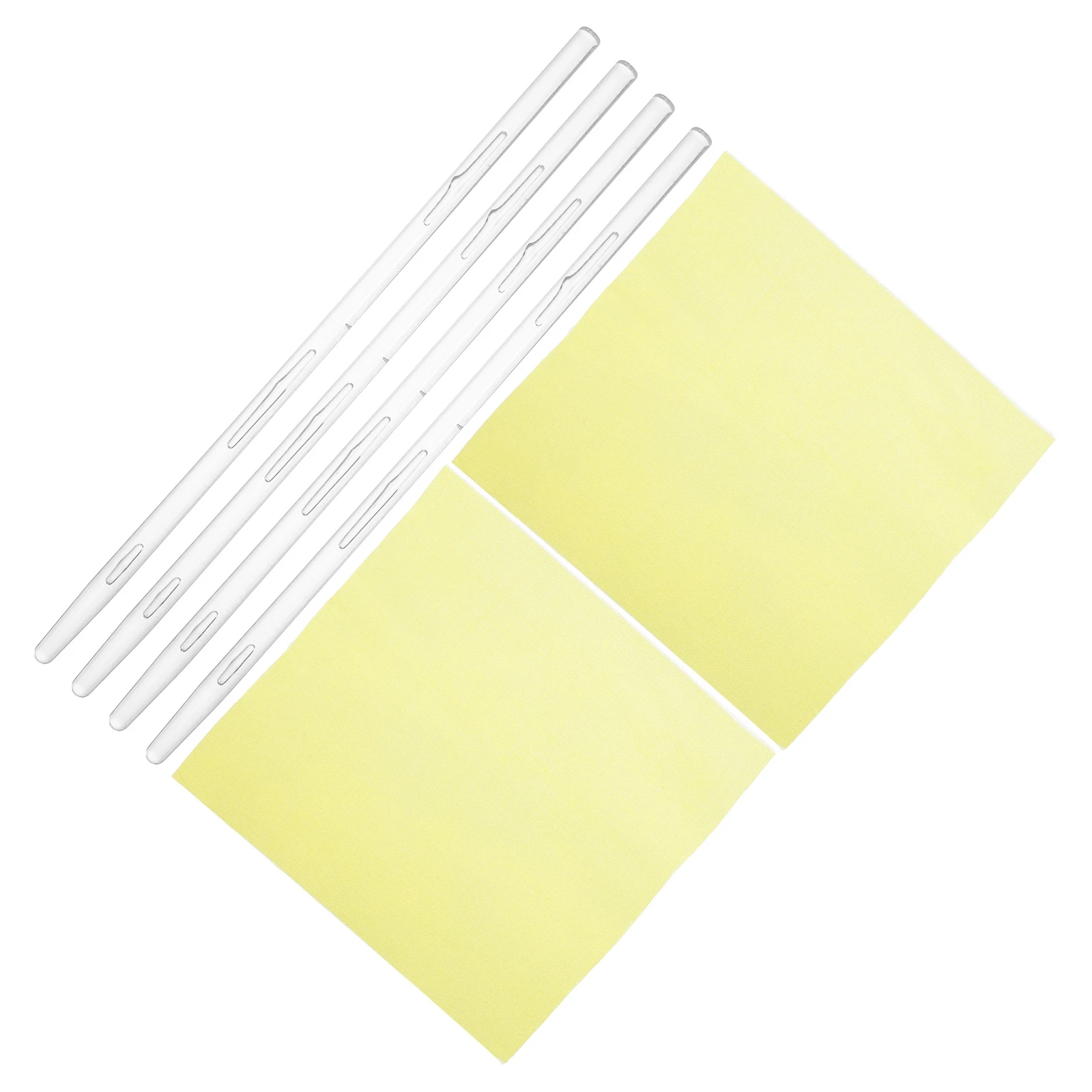 Bâton de verre pour expérience électrostatique, tissu en soie, cours de physique, outils pédagogiques, fourniture physique scolaire, Friction, 2 ensembles 2 ensembles