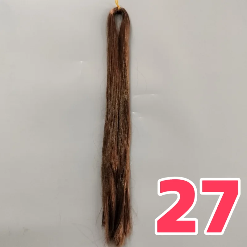 Bjd-Puppe, 80 cm, Haar, rohe Synthese, Milchseide, Anti-Mohair-Perücke, gefälschter Handhaken, Transplantationsmaterial, weiche Puppenperücken