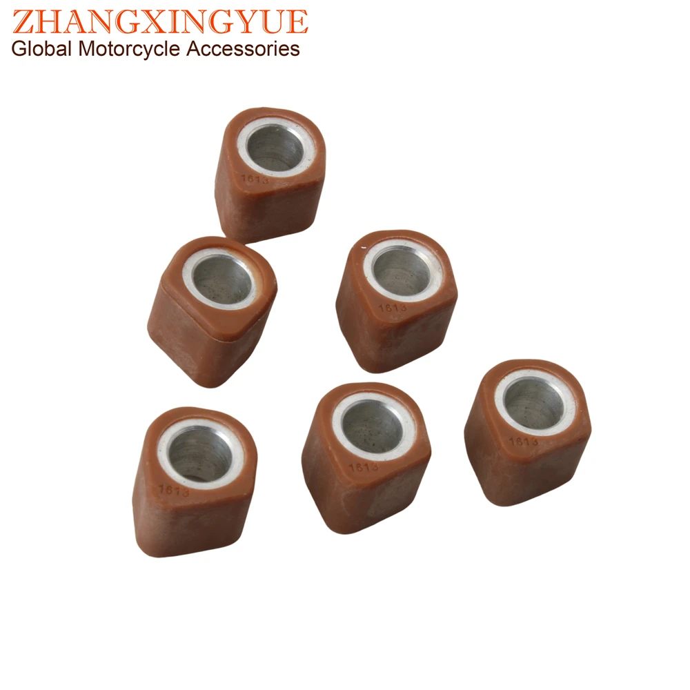 Racing Variator Roller Weights 16x13mm 4g 5.5g 6g 7g For Peugeot Buxy Elyseo 50 Jetforce Speedake Metal-X 50cc
