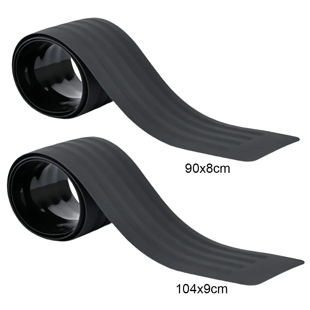 Universal Car Trunk Door Sill Plate Protector Anti-Scratch Rubber Rear Bumper Guard Anti-Collision Protector Strip image 3