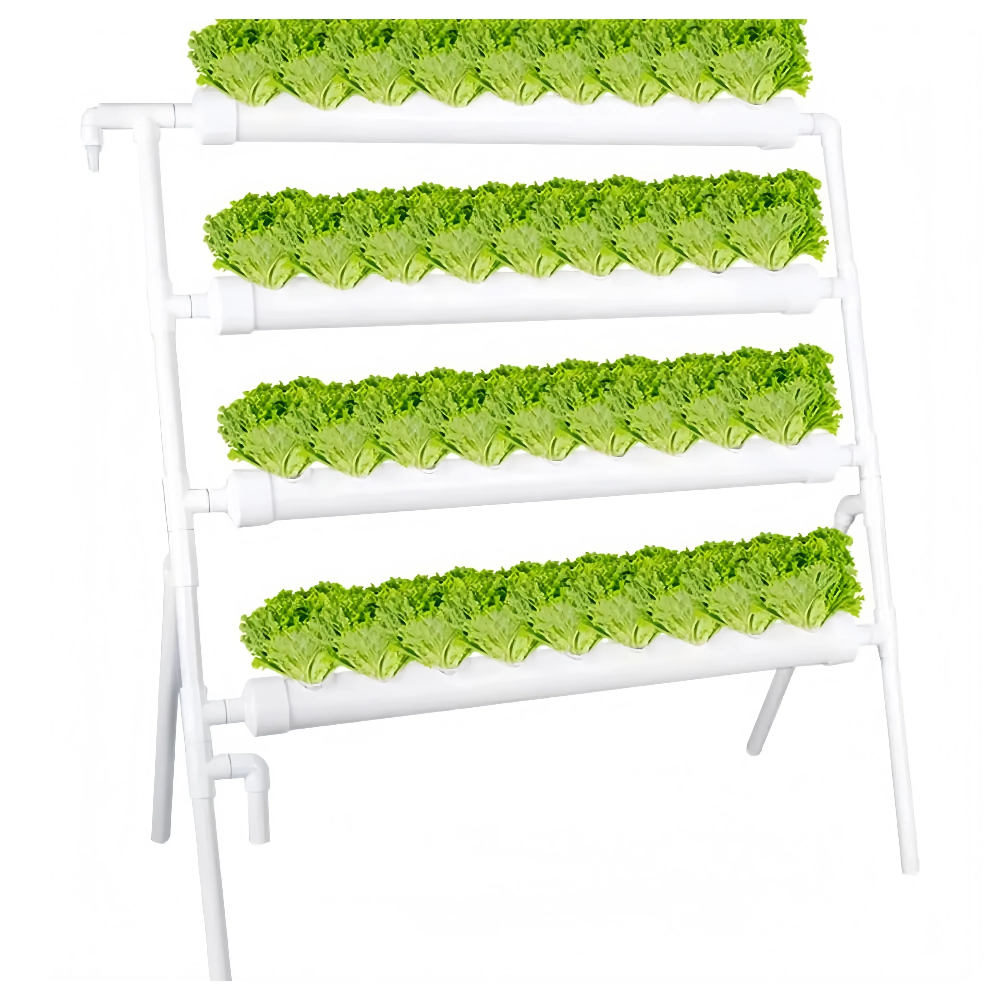 36-Position Hydroponic Planting System Kit with Food-Grade PVC-U Pipes for Vegetable Fruit And Herb Gardening