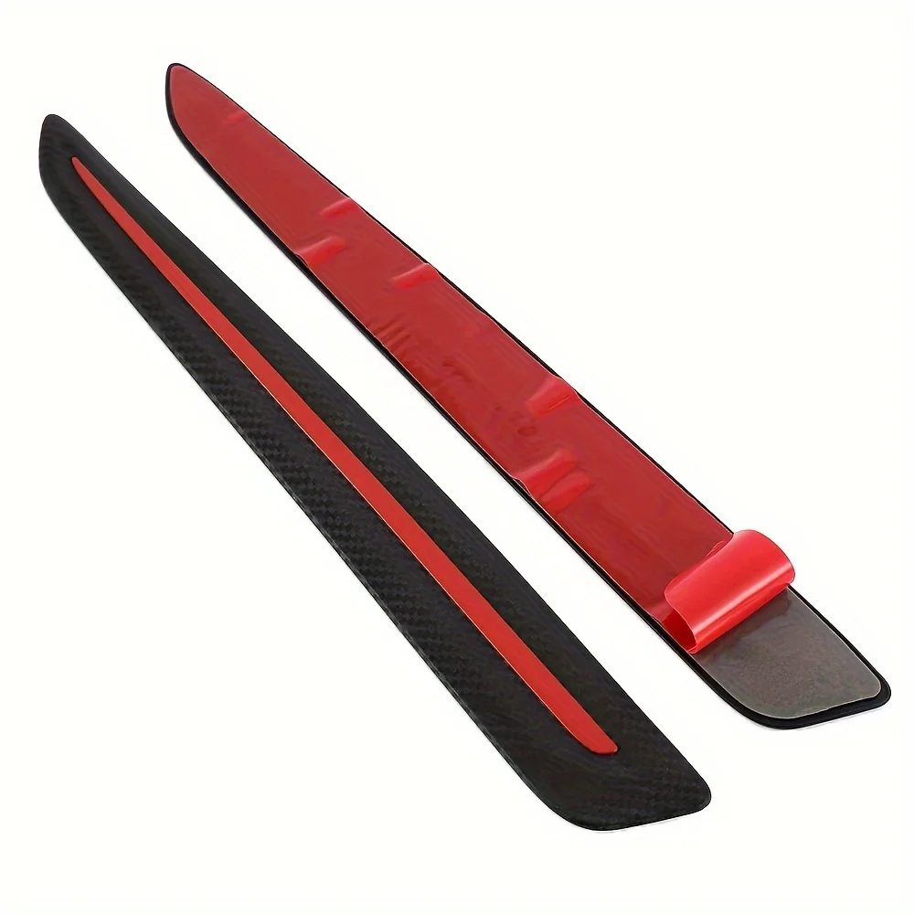 2PCS Car Bumper Corner Protector Front Rear Guard Car Anti-Collision Edge Protection Decoration Strip Car Universal Accessories