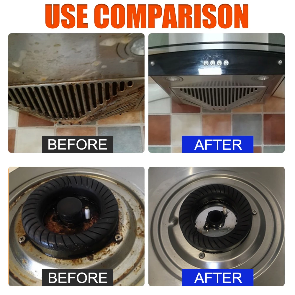 30ml Kitchen Cleaning Foam Cleaner Strong Stain Oil Remover Cleaning Bubble Agent Household Kitchen Stoven Range Hood Cleaning