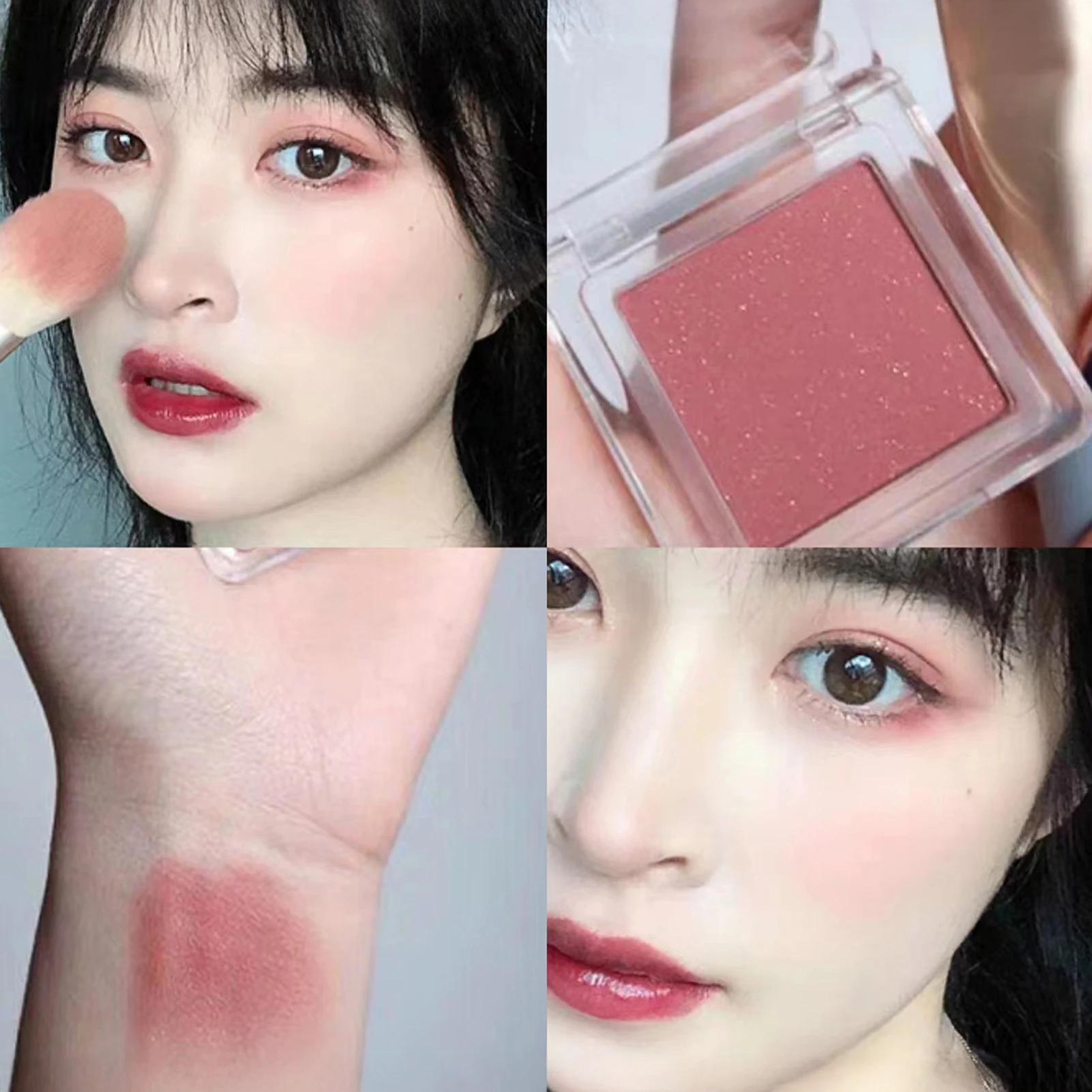 أحمر خدود ناعم من الساتان كريمي لطيف وطبيعي لتفتيح الوجه لجميع أنواع ألوان البشرة #3