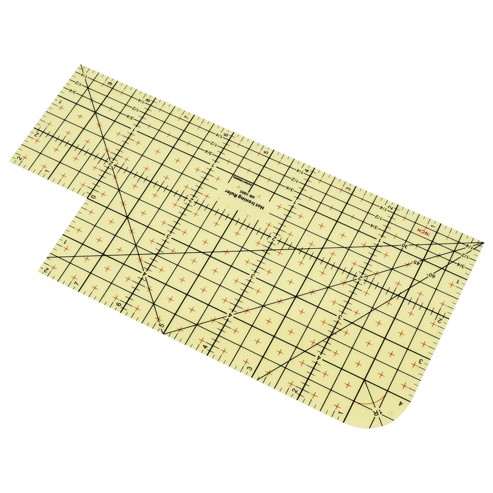 

Heat Resistant Sewing Ruler Yellow Cloth Cutting Measuring Tool Tailoring Supplies Steam Ironing Quilting Control Bevel Hems