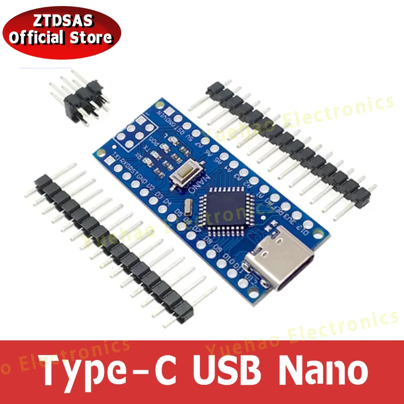 MINI Type-C Nano 3.0 USB V3.0 ATmega328P CH340G 5V 16M Module Micro-Controller Board for Arduino 328P CH340C CH340 Atmega328