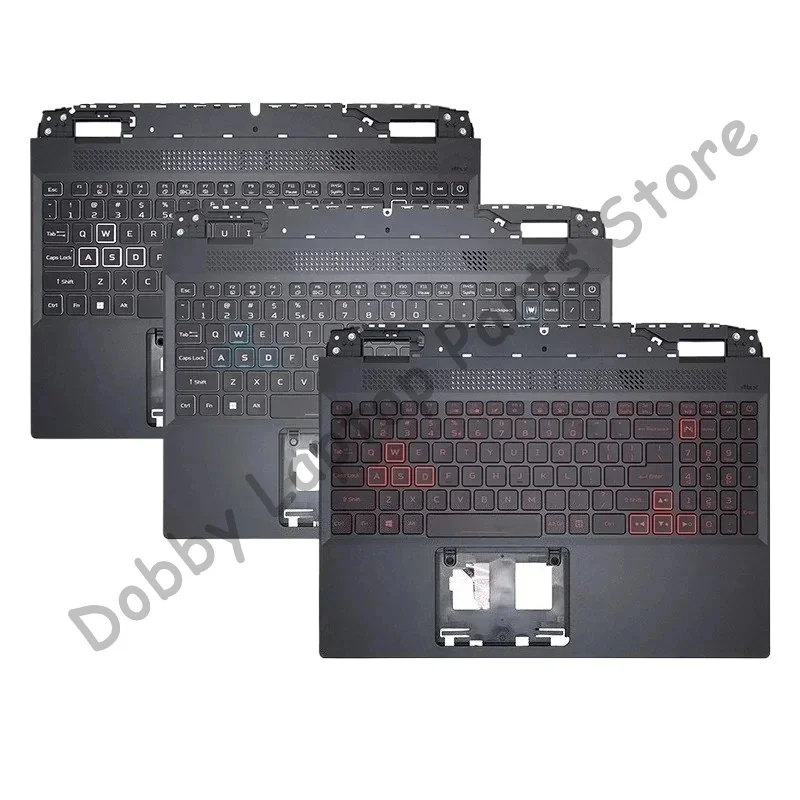 

Новая сменная клавиатура для ноутбука Acer Nitro 5 AN515-58 AN515-46 N22C1, верхняя крышка корпуса, подставка для рук, верхняя панель с подсветкой