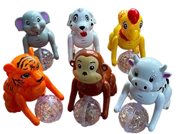 Zoo Run Sound Dazzle Electric 6 Animals  Baby Toys Stage Lights Music Fun and Companion Vocal Toy Suitable Gifts For Kids