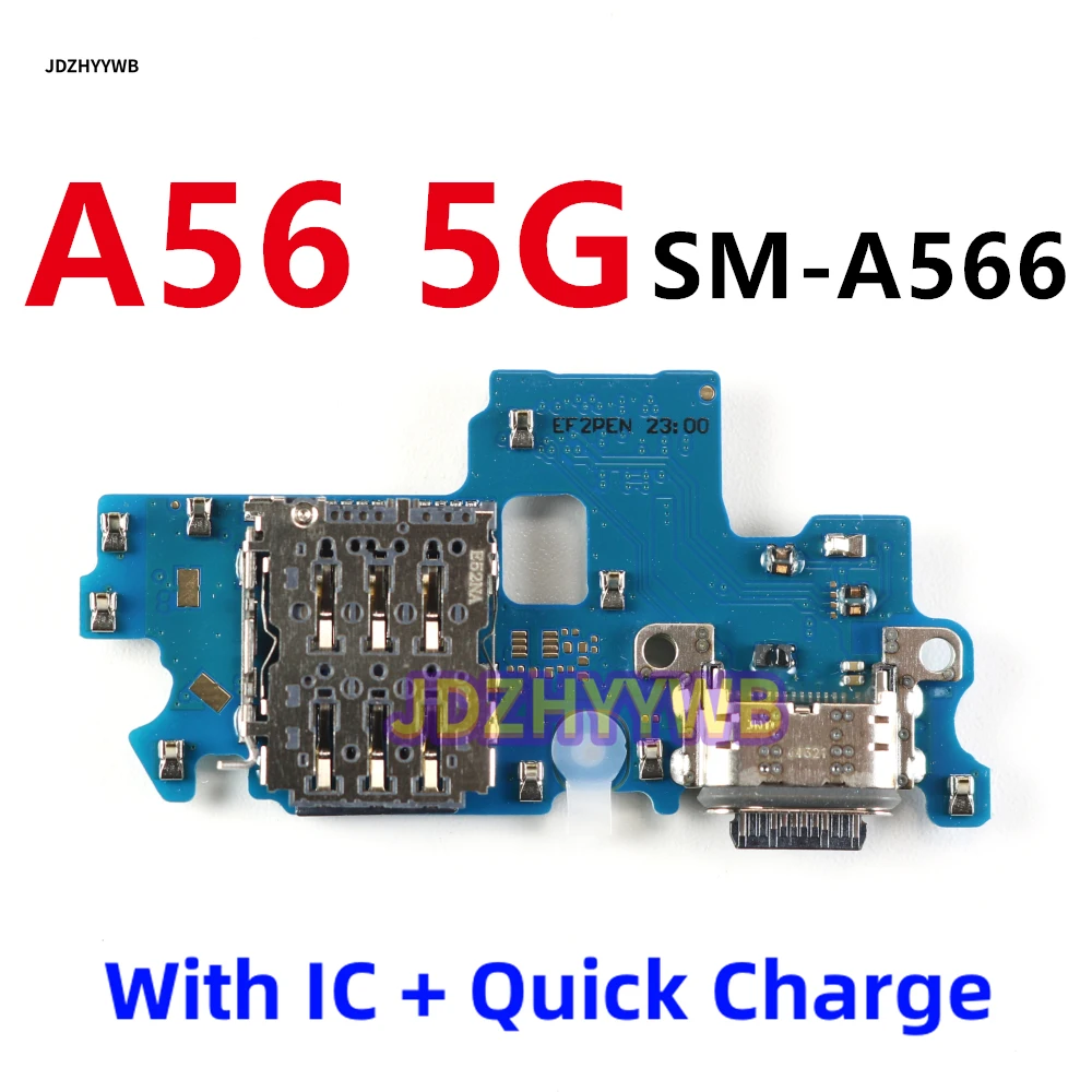 USB مجلس شاحن جهاز شحن ميناء موصل الكابلات المرنة لسامسونج غالاكسي A56 A566B A566V A566E A566 مع ميكروفون 45 واط