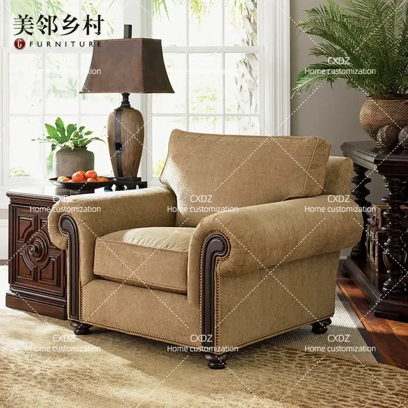 Premium Vintage Cotton Linen Fabric Sofa Removable Washable Cover 2 Seater Living Room Couch