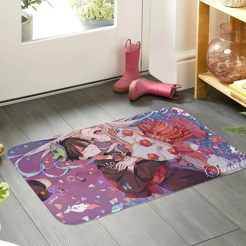 Anime Carpet Entrance of House T-Hanako Kun Living Room Kitchen Main Door Entry Mat Interior Home Decor Items Hallway Bath Rug