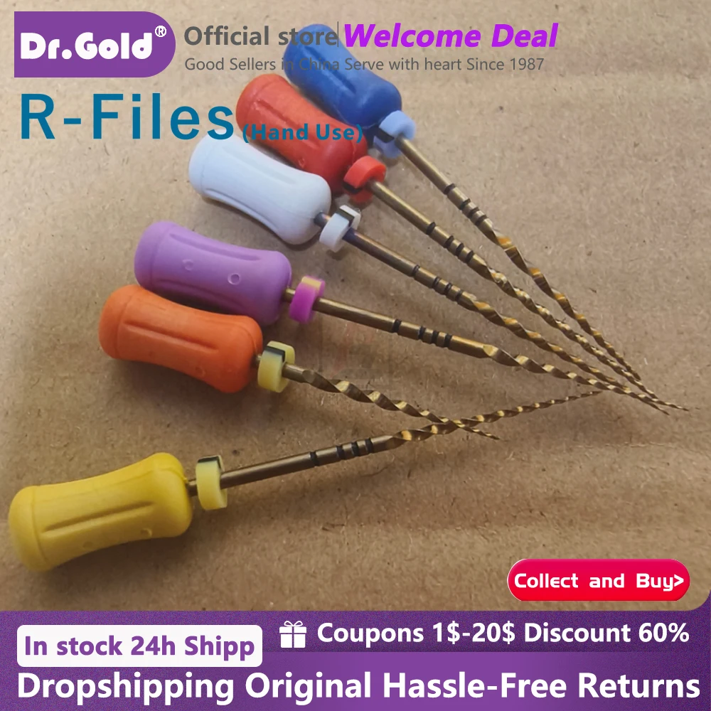 

Dental Maillefer NITI Files Pro Handuse Taper SX-F3 SX S1 F4F5Manual Files Universal Endo 25mm Endodontic Dentaire Endodoncia