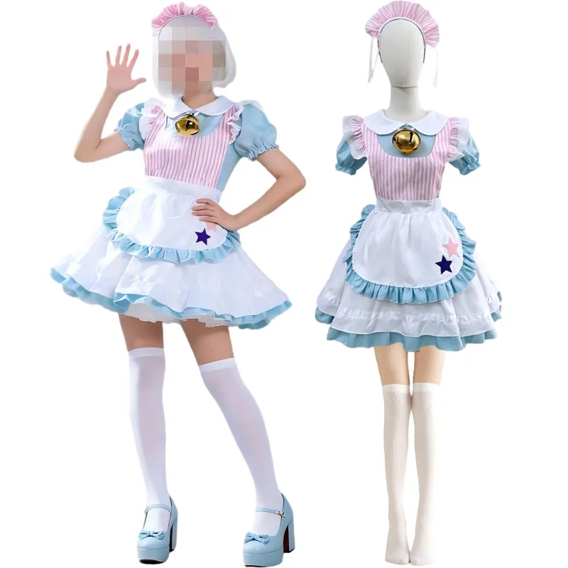 

Anime Expo Lolita Maid Costume Female Adult Size Carnival Party Women's Maid Outfit Sweet & Cute Maid Dress Japanese Style
