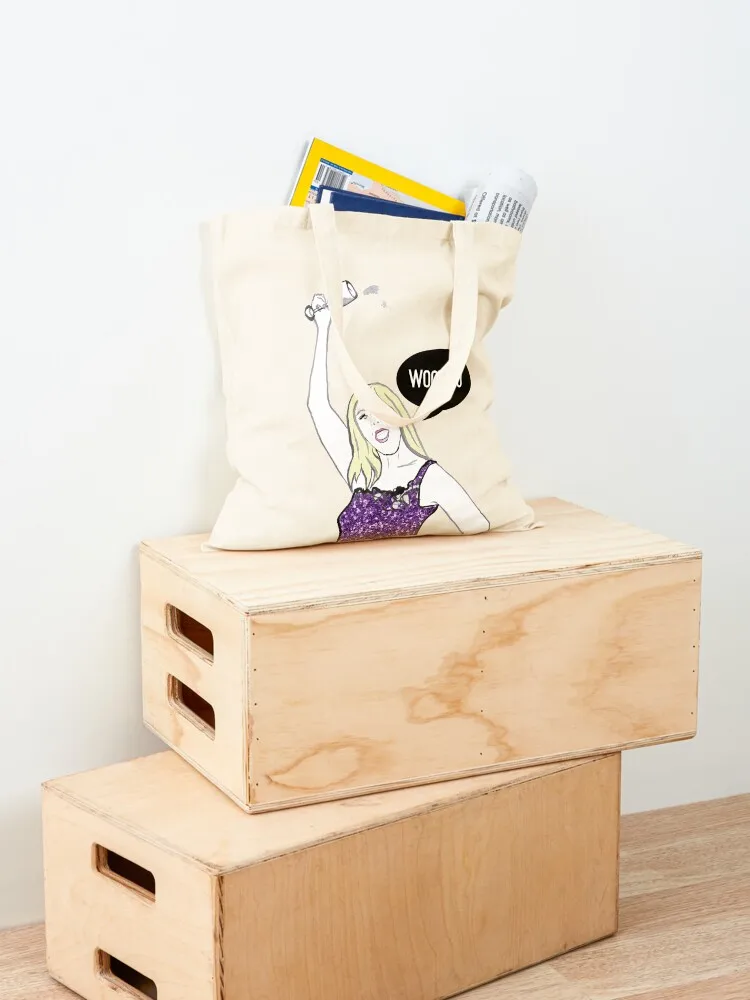 Woo Hoo Tote Bag reusable shopping bag personalized tote cloth bag woman canvas tote